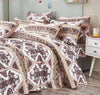 DaDa Bedding Majestic Oriental Kilim Bedspread - Royal Persian Traditional Design Intricate Ornate Ornament Print Coverlet w/ Shams
