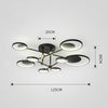 Nordic LED Molecular Ceiling Light – Modern Living Room