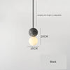 Nordic Cement Terrazzo Chandelier – Modern Small Light