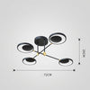 Nordic LED Molecular Ceiling Light – Modern Living Room
