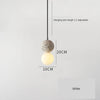 Nordic Cement Terrazzo Chandelier – Modern Small Light