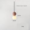 Nordic Cement Terrazzo Chandelier – Modern Small Light