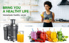 500W Juicer Machine – Wide Mouth Stainless Steel