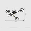 Nordic LED Molecular Ceiling Light – Modern Living Room