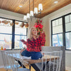 5 Light Linear Modern Chandelier