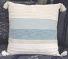 Elegant Handloom Throw Pillow – 22" x 22"