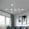 Swivel LED Chandelier – Modern Black Pendant