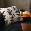 Luxe Faux Fox Fur Throw Pillow – Plush & Cozy
