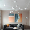 Swivel LED Chandelier – Modern Black Pendant