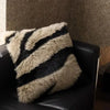 Luxe Faux Fox Fur Throw Pillow – Plush & Cozy