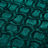DaDa Bedding Mermaid Scales Emerald Green Blue w/ Sherpa Backside Faux Fur Throw Blanket (BL-171805)