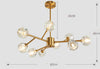 Nordic Crystal Chandelier – Modern Luxury