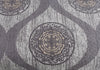DaDa Bedding Rustic Grey Mosaic Distressed Medallion Reversible Quilted Bedspread Set (SD16299)