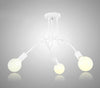 Iron Art Ceiling Lamp – Minimalist Tube Chandelier
