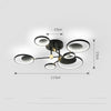 Nordic LED Molecular Ceiling Light – Modern Living Room